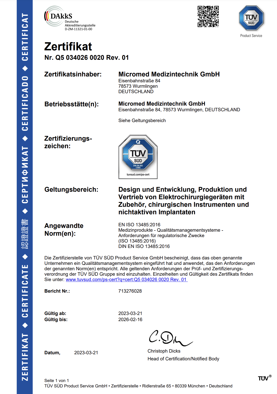 EN ISO 13485:2016